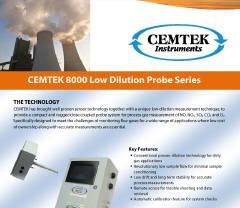 Cemtek Literature on Model 8000 Low Dilution Probe