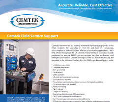 Cemtek Literature on Field Services