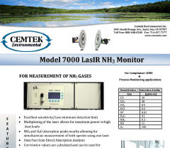 Cemtek Literature Model 7000 LasIR datasheet