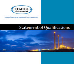 Cemtek Literature STATEMENT OF QUALIFICATIONS